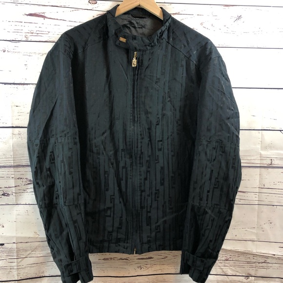 Versace Other - Men’s VERSACE CLASSIC Vtg Greek Key Logo Jacket